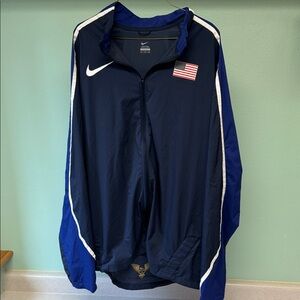 Nike Men's Dark Blue Windbreaker suit